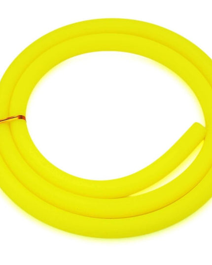 Essentials - Essentials Shisha Silicone Matte Hose - Yellow - The Premium Way