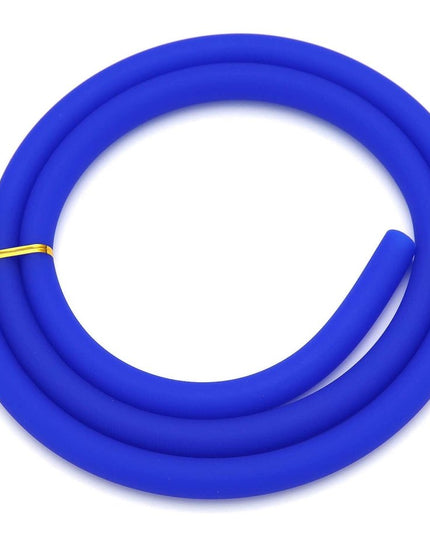 Essentials - German Premium Shisha Silicone Hose - Matte Blue - The Premium Way