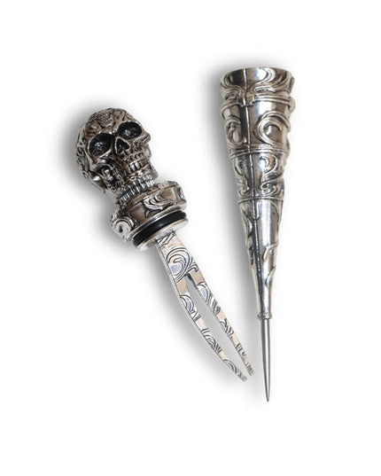 Essentials - Skull 3-in-1 Hookah Poker and Fork Set - The Premium Way