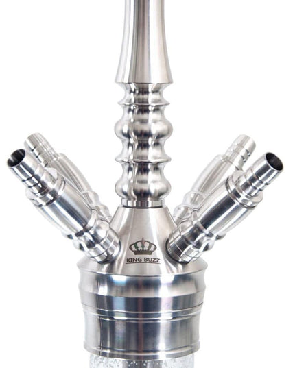 King Buzz - King Buzz Premium Stainless Steel Hookah Model 413 - The Premium Way