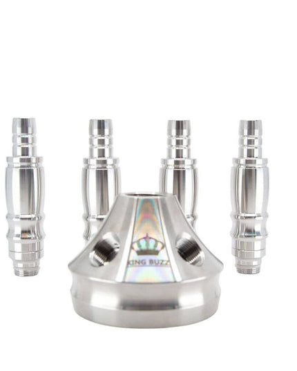 King Buzz - King Buzz Premium Stainless Steel Hookah Model 413 - The Premium Way