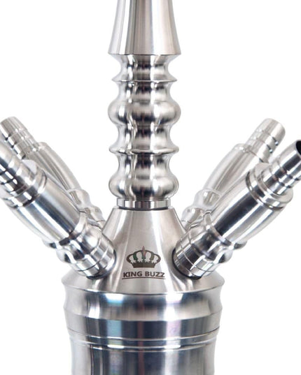 King Buzz - King Buzz Premium Stainless Steel Hookah Model 413 - The Premium Way