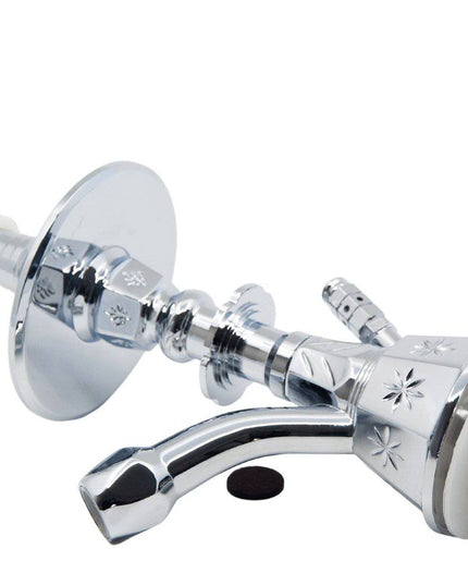 King Buzz - King Buzz Traditional Small Shisha - Silver - The Premium Way