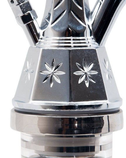 King Buzz - King Buzz Traditional Small Shisha - Silver - The Premium Way