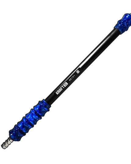 Kraft Shisha - Kraft Shisha Handle - Brushed Black Mouthpiece with Blue Handle - The Premium Way