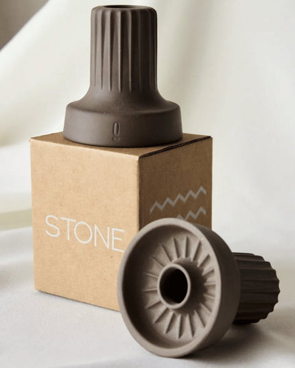 Oblako - Oblako Stone Hookah Bowl Phunnel - Black - The Premium Way